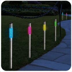 Garden Line Lampa solara LED, tip Lava Lamp, RGB, pentru curte 69, 5 cm