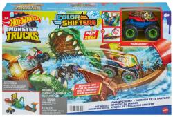 Mattel Hot Wheels Monster Truck Color Shifters Atacul Crocodilului (MTHGV14) - etoys