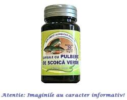MER-CO Scoica Verde Pulbere 400 mg 30 capsule Herbavit - nutriplantmed