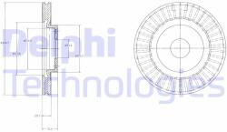 DELPHI Disc frana DELPHI BG4214 (BG4214) - automobilus
