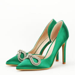 SOFILINE Pantofi verzi cu brosa 6841 04 (6841GREEN-38)