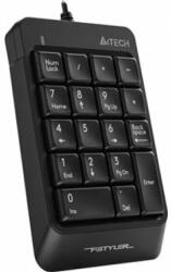 A4tech Tastatura Numeric Pad A4Tech Fstyler, 18 taste, USB, 70cm retractabil, compact design, negru (FK-13P-BK)