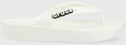 Crocs flip-flop fehér, női, platformos, 207714 - fehér Női 41/42