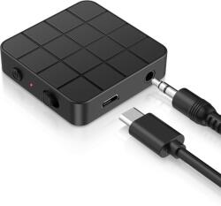 HiGi® KN321 - Bluetooth 5.0 audio vevő és fogadó adapter egyben (2 in 1) 6 óra akku idő, kis méret