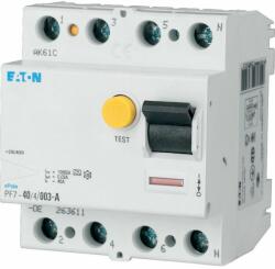 Eaton Intrerupator automat diferential RCCB PF7-80/4/003-DE 4P 80A/30mA tip AC Eaton 263594 (263594 / PF7-80/4/003-DE)