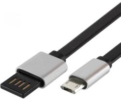 USE Home USBF 2 töltőkábel, 2 oldalú, fordítható, USB-A dugó, microUSB-B dugó, 2m, 2, 1A, adatkábel