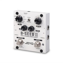 JOYO - J-D-Seed II effektpedál Digital Delay Dual Channel Tap Tempo - dj-sound-light