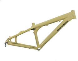 Altrix Airborne Dual 26-os MTB dirt kerékpár váz, alumínium, 13, 5 col, krém színű