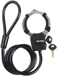 MasterLock Antifurt Master Lock cablu cu catuse 1m x 8mm Negru