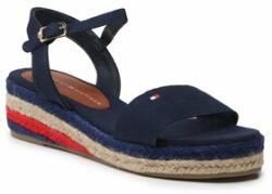 Tommy Hilfiger Espadrile Rope Wedge T3A7-32778-0048800 S Bleumarin