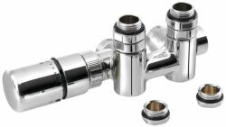 Sapho TWIN COMBI TERMO csatlakozó készlet radiátorhoz, króm (CP5012S) (CP5012S)