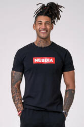 Nebbia férfi póló 593 Szín: fekete, Méret: L