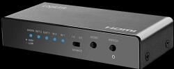 LogiLink HDMI kapcsoló, 2x2 portos, kétirányú, 4K/60 Hz, EDID, HDCP, HDR, leskálázó (HD0039) - dellaprint