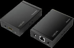 LogiLink HDMI bővítő készlet LAN-on keresztül, 50 m, 4K/30 Hz, HDCP, IR (HD0024)