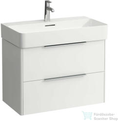 Laufen Base 73, 5 cm széles két fiókos alsószekrény H810285 mosdóhoz, Matt fehér H4023521102601 (H4023521102601)