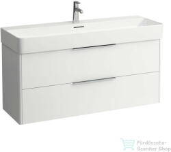 Laufen Base 118 cm széles két fiókos alsószekrény H810289 mosdóhoz, Matt fehér H4024721102601 (H4024721102601)
