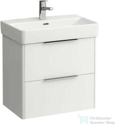 Laufen Base 57 cm széles két fiókos alsószekrény H818959 mosdóhoz, Fényes fehér H4022121102611 (H4022121102611)