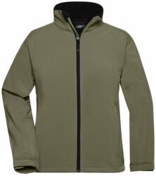 James & Nicholson (Daiber) Női softshell kabát JN137 - Olív | XXL (1-JN137-148164)
