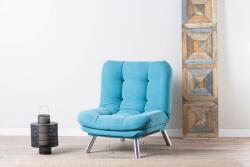 Sofahouse Design összecsukható fotel Sabelle türkiz