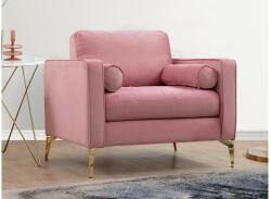 Sofahouse Design fotel Jarmaine régi rózsaszín