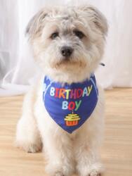  Birthday boy" csontocskás születésnapi kendő kutyáknak