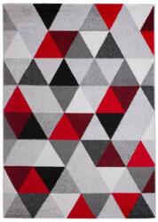  Barcelona B430A_FMF64 piros-szürke geometriai mintás szőnyeg 200x290 cm