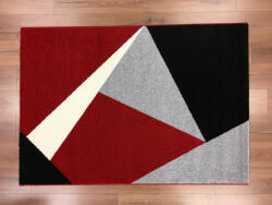  Barcelona 198 piros-fekete geometriai mintás szőnyeg 200x280 cm