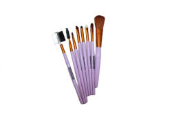 Makeup Pensule machiaj, Makeup Brush, 8 pensule Lila