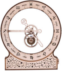 Wood Trick Puzzle 3D Mecanic, Ceas kinetic zodiac, 143 piese (WDTK084)