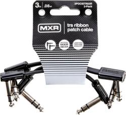MXR Dunlop MXR DCISTR03R Ribbon TRS Cable 3 Pack Fekete 8 cm Pipa - Pipa