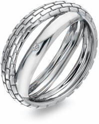 Hot Diamonds Eredeti ezüst gyémánt gyűrű Woven DR235 60 mm