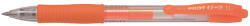 Pilot Zselés toll 0, 7mm, nyomógombos Pilot G-2, írásszín neon narancs (BL-G2-7-NO) - tobuy