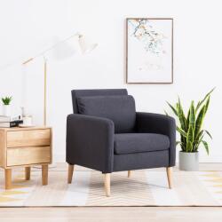 vidaXL Fotoliu, gri închis, material textil (246978)