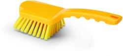 IGEAX élelmiszeripari kézi kefe rövid nyéllel sárga 0, 75mm kemény sörtével (1007YT) - alphadenthigienia