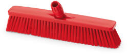 IGEAX élelmiszeripari tolóseprű, partvis fej, 45cm, 0, 3mm puha sörtével, piros (1009RS) - alphadenthigienia