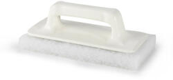 IGEAX élelmiszeripari súroló pad kézi tartóval fehér (1028W)