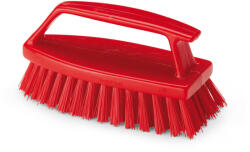 IGEAX élelmiszeripari kézi kefe markolattal piros, 0, 75mm kemény sörtével (1015RT) - alphadenthigienia