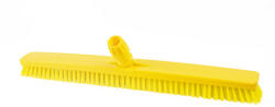 IGEAX élelmiszeripari padlósúrolókefe rövid sörte 60cm széles sárga, , 0, 75mm kemény sörtével (1014YT)