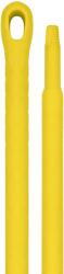 IGEAX élelmiszeripari Monoblock műanyag nyél 130cm, átmérő 32/22mm, sárga (1080Y) - alphadenthigienia