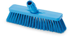 IGEAX élelmiszeripari tolóseprű, partvis fej, 30 cm, 0, 3mm puha sörtével, kék (1038BS) - alphadenthigienia