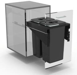 EKOTECH - beépíthető hulladékgyűjtő front 45 - 2x26 liter - ardesshop