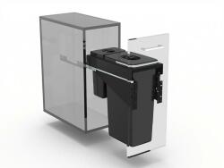 EKOTECH - beépíthető hulladékgyűjtő front 30 - 1x26 liter+1x7 liter