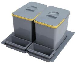 EKOTECH - beépíthető hulladékgyűjtő practiko 600 - 2x12 liter + 2 tartó - ardesshop