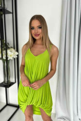 Victoria Moda Csavart aljú mini ruha - Zöld - S/M