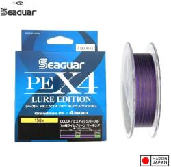 Seaguar Fir textil SEAGUAR GrandMax Lure Edition X4, Purple/green mark, 150m, 0.083mm, 2.2kg (SEA-LEX4150-0.25)