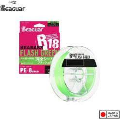 Seaguar Fir textil SEAGUAR R18 SeaBass X8, Flash Green 150m, 0.165mm, 8.6kg (SEA-R18150-1.0)