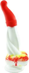 STD Dildo No. 7 Fantasy Beasts, Silicon Premium, Rosu/Alb, 24 cm