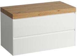 Laufen Lani Modular 100 pultos mosdószekrény fényes fehér/tölgy H4065601122611 (H4065601122611)