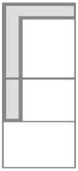 Panama ülőgarnitúra elem rugós variálható, elem, sarokottomán, S/B