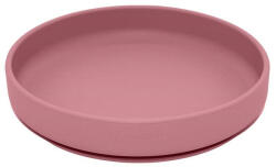 PETITE&MARS Szilikon tányér tapadókoronggal TAKE&MATCH Dusty Rose 6m+ - babastar